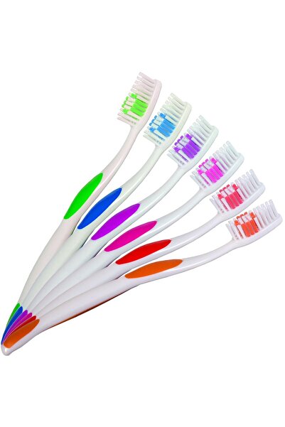 OEM Adult Toothbrush with Cap - 6pcs