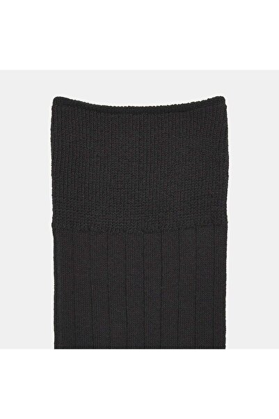Muji Right Angle Ribbed Socks for Business Wear