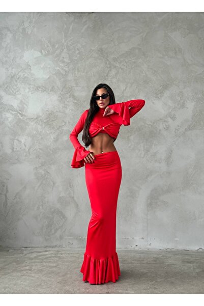 AFİTAP Zirconium Stone Detail Double Set