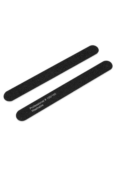 OEM Washable Black Nail File 100/180 - 2pcs