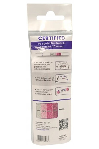 Other ALKO TEST disposable breathalyzer ALCO2GO 1 piece