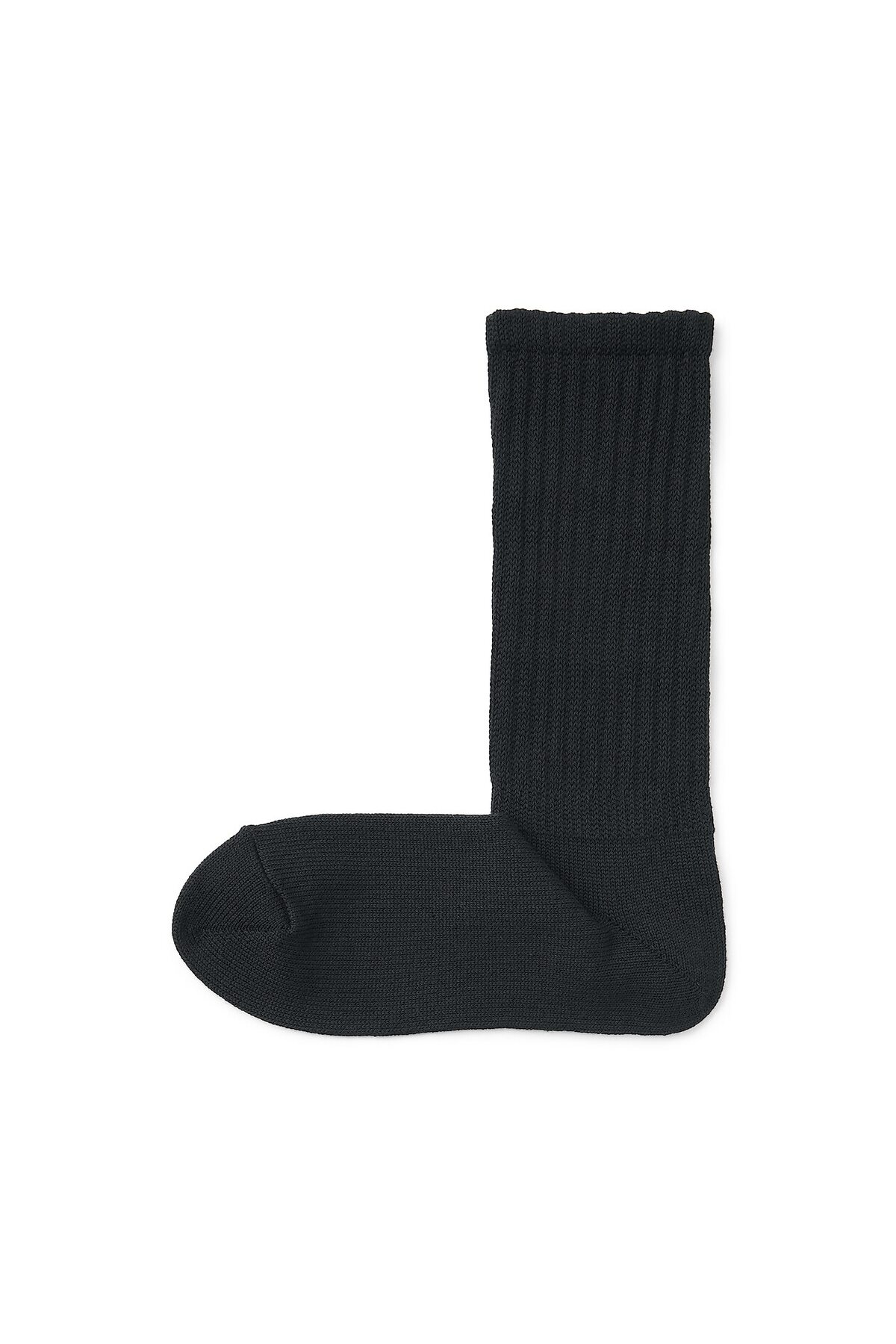 Muji Right Angle Loose Top Rib Socks