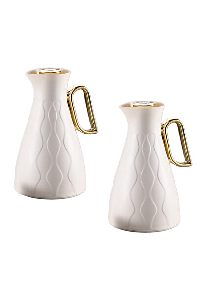 PETROS طقم ترامس شاي وقهوة فاخر من بيتروس متعدد الألوان بسعة 1 لتر