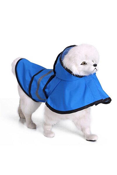 fara marca Pelerina pentru catei albastru S 25cm lungime