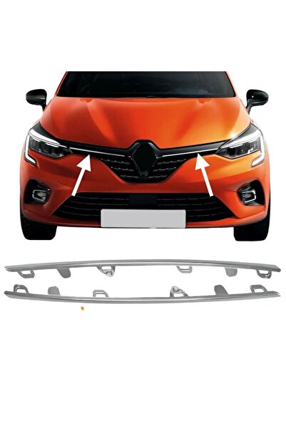 ZETOTO Renault Clio 5 Ön Panjur Nikelajı Krom 960109845R