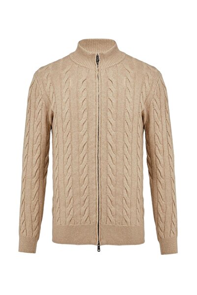 Vakko Half Fisherman Knitwear Cardigan M400250435