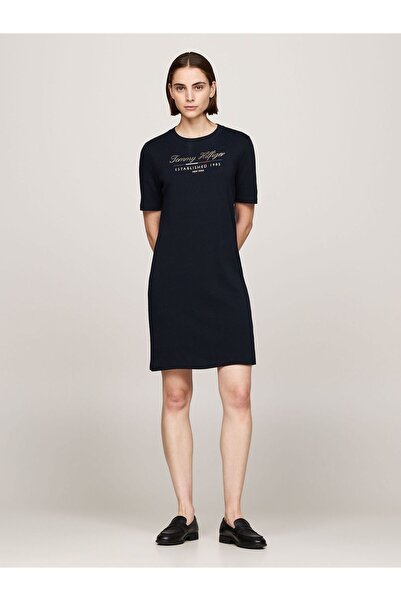 Tommy Hilfiger Script Graphic Logo Dress
