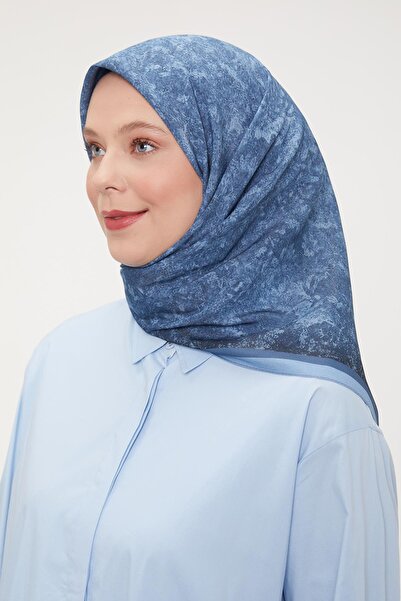 Levidor Μπλε Μαρμάρινο Φουλάρι Αύρα