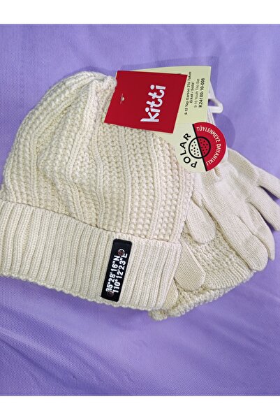 Kitti Scarf, Hat, Gloves 3-Piece Set for Ages 9-15 with Fleece Lining