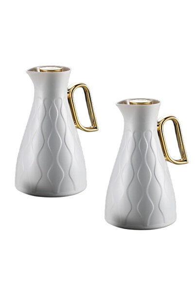 PETROS طقم ترامس شاي وقهوة فاخر من بيتروس متعدد الألوان بسعة 1 لتر