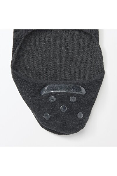 Muji Thin No-Show Socks with Heel Grip (Reclaimed Cotton)
