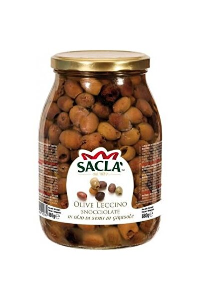 Sacla Masline negre fara samburi Leccino 1062ml