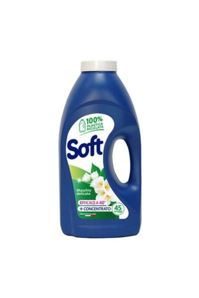 SOFT Detergent lichid pentru rufe Mosc Alb 2,25 litri, 45 utilizari