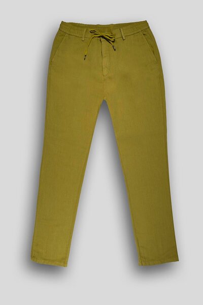 GMG FIRENZE Ανδρικό παντελόνι Gmg Firenze Standard Waist Regular Fit Khaki GU...