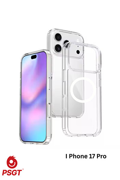 PSGT iPhone 17 Pro Magsafe Kılıf Wireless Kablosuz Şarj Destekli