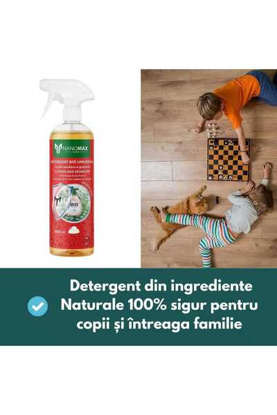nanomax BIO Detergent Deep Cleaning Dirt and Grease for Stone, Concrete, Pave...