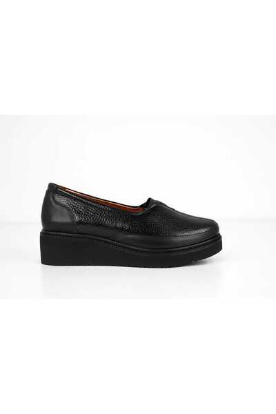 POTEEN Pantofi confort pentru femei din piele naturală crocodil-piele lacuită...