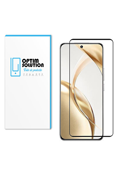 Optim Solution Folie Sticla securizata Gallant 5D pentru Honor 200, Curved Screen, Negru