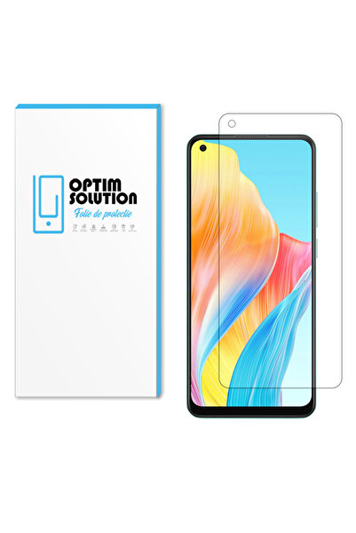 Optim Solution Folie Sticla securizata Noble 2.5D pentru Oppo A78 4G, Rezistenta 9H, Anti-Fingerprint, Clear