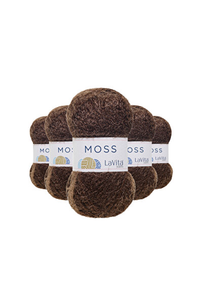 LaVita Yarn خيط محبوك يدويًا من شعر الطحالب 45% بولي أميد 55% أكريليك فاخر 10...