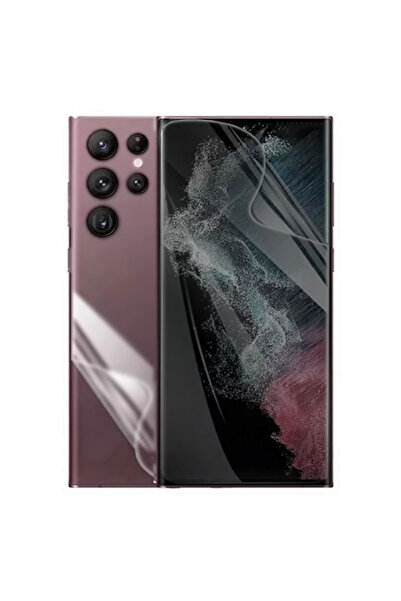 Optim Solution Set Folie Spate Mat-Ecran Privacy pentru Samsung Galaxy S23 Plus, Silicon