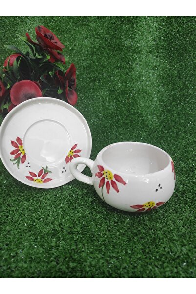 Home Coffee Cup with Saucer, Flat Model