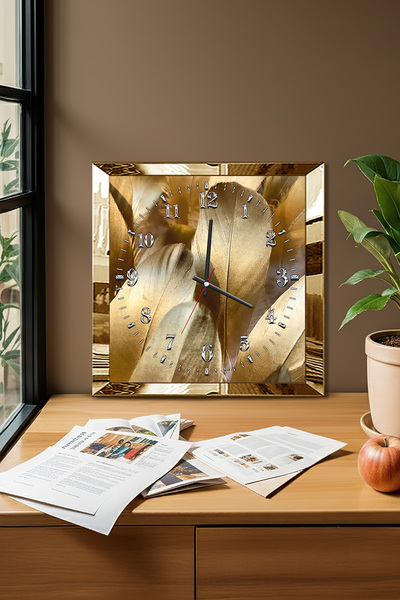 Zevahir Mobilya Dekorasyon Ceas de perete decorativ din MDF cu tematică cu pe...