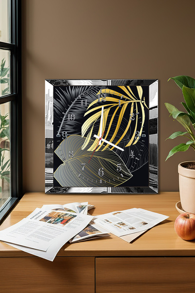 Zevahir Mobilya Dekorasyon Ceas de perete decorativ din MDF cu tematică de el...