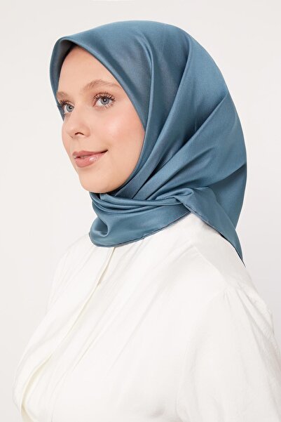 Levidor K.Zümrüt Double-Sided Twill Silk Scarf