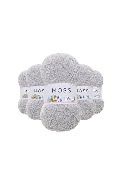 LaVita Yarn خيط حياكة يدوي من شعر الطحالب 45% بولي أميد 55% أكريليك فاخر 500 ...