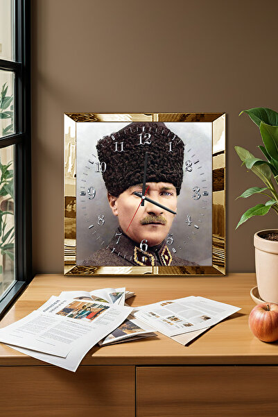 Zevahir Mobilya Dekorasyon Διακοσμητικό ρολόι τοίχου MDF με θέμα τον Μοσταφί ...