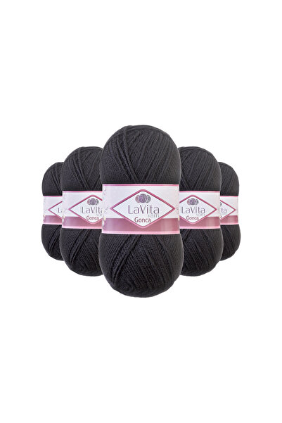 LaVita Yarn Gonca pređa za ručno pletenje 100% A Akril 500gr 5 KOMADA (6500 C...
