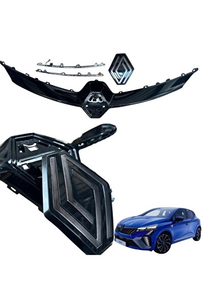 ZETOTO Renault Clio 5 Faz 2 Ön Panjur +Panjur Nikelajı+Panjur Arması
