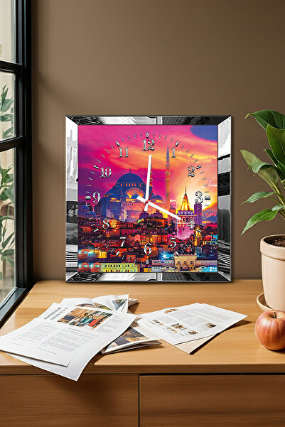 Zevahir Mobilya Dekorasyon Ceas de perete decorativ din MDF cu tematică Mosch...