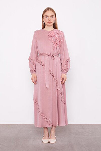 Levidor Φόρεμα Cupra με λεπτομέρεια λουλουδιών από πούδρα