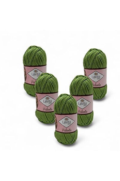 LaVita Yarn Fir de tricotat manual Diamond 100% acrilic 500gr 5 BUC (9650 VERDE)