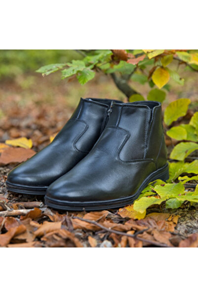 Cyclop Ghete din piele pentru bărbați Barbados II negre