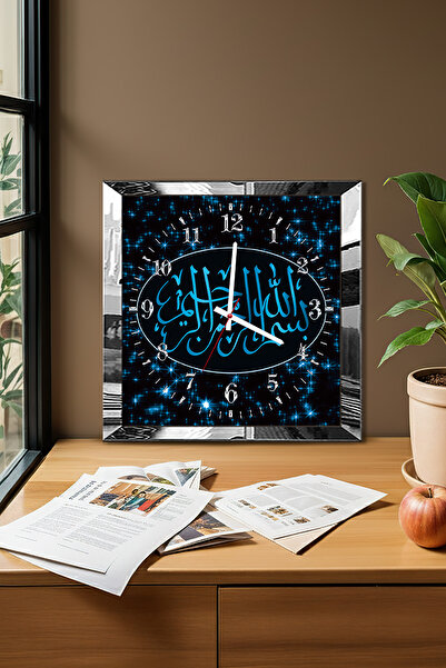 Zevahir Mobilya Dekorasyon Silver Framed Time's Testament Themed Decorative M...
