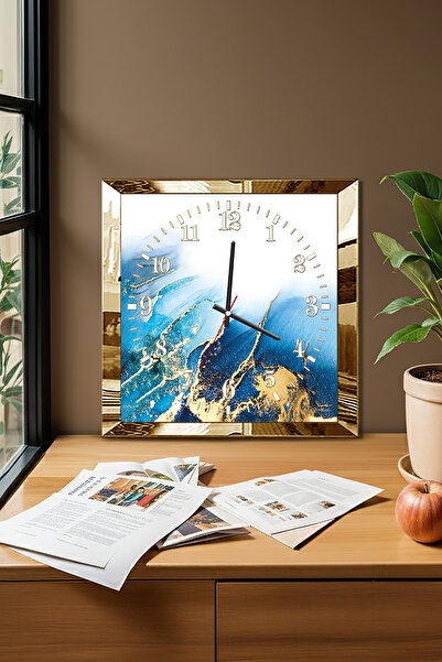 Zevahir Mobilya Dekorasyon Ceas de perete decorativ din MDF cu tematică Ocean...