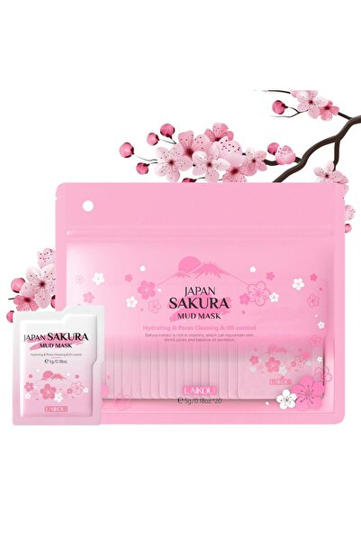 LAIKOU Set 20 măști față Sakura cu Extract de Flori de Cireș 5g – LAIKOU®