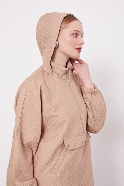 Levidor Camel Kapüşonlu Spor Takım