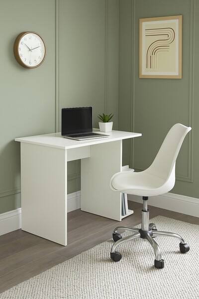 UnicSpot Birou Arnes, alb, 85x40x76 cm