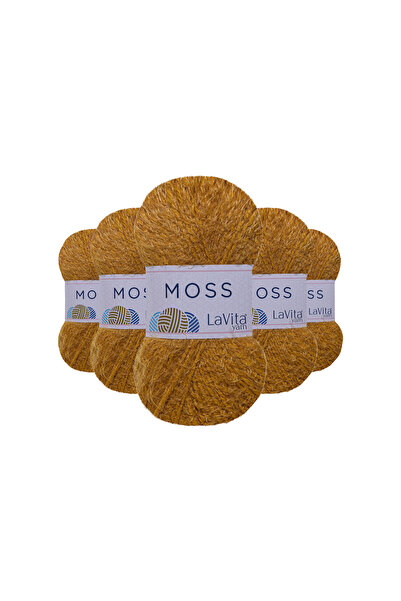 LaVita Yarn Νήμα για πλέξιμο στο χέρι Moss Hairy 45% Πολυαμίδιο 55% Ακρυλικό ...