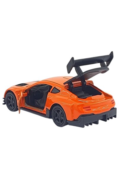 Vardem Pull and Drop Metal Small Cars 8 cm - 6411A - Orange