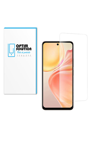 Optim Solution Folie Sticla securizata Noble 2.5D pentru Vivo Y28 4G, Rezistenta 9H, Anti-Fingerprint, Clear