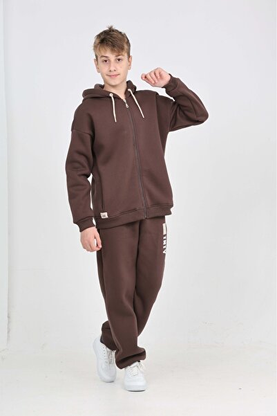 Toontoy Boy's Printed Sleeve Tracksuit Set