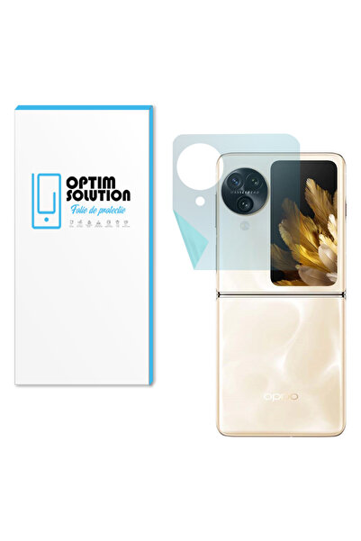 Optim Solution Folie Hidrogel Ecran Spate pentru Oppo Find N3 Flip, Silicon, ...