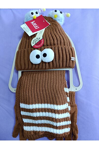 Kitti قفازات ATKI BERE مجموعة من 3 قطع للأعمار من 4 إلى 8 سنوات مصنوعة من الصوف