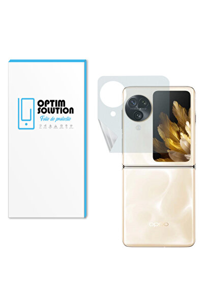Optim Solution Folie Hidrogel Mat Ecran Spate pentru Oppo Find N3 Flip, Textu...