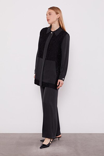 Levidor Siyah Sim Detaylı Cupra İkili Takım